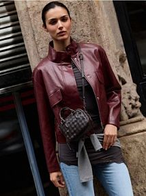 Mała torebka na ramię Reserved brązowa 760FC-89X