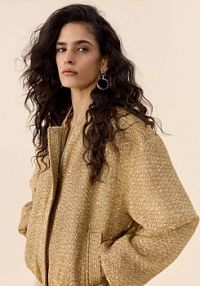 Kurtka bomberka Reserved złota 777JC-GLD