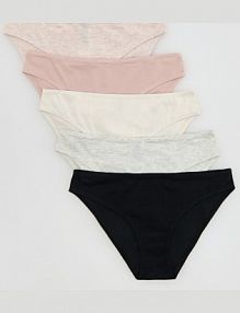 Bawełniane majtki figi 5 pack Reserved różowe 782HQ-03X