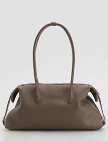 Torebka shopper z paskami Reserved brązowa 789FC-98X