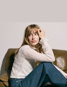 Sweter z dodatkiem wełny Reserved biały damski 792IP-01X