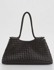 Pleciona torebka shopper Reserved brązowa 797FC-89X