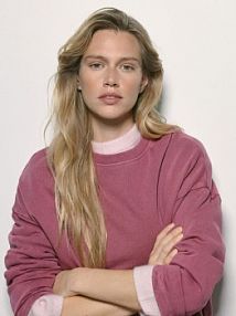 Gładka bluza z bawełną Reserved fioletowa damska 800HS-34X