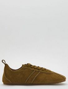 Zamszowe sneakersy Reserved zielone damskie 812HV-78X