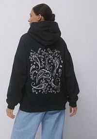 Bluza z nadrukiem na plecach Reserved szara damska 818HS-90X