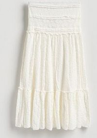 Koronkowa spódnica maxi Reserved biała 845HS-00X