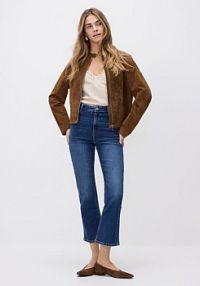 Jeansy flare Reserved niebieskie damskie 845IU-55J