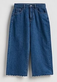 Jeansy culotte Reserved niebieskie damskie 850IU-55J