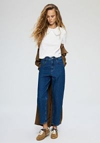 Jeansy mom fit Reserved niebieskie damskie 851IU-55J