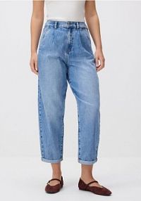Jeansy barrel leg Reserved niebieskie damskie 856JH-50J