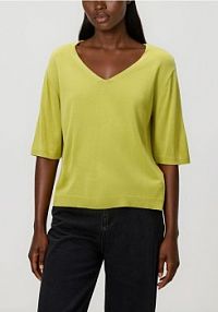 Sweter z wiskozą Reserved zielony damski 871IP-71X