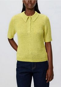 Sweter z krótkim rękawem Reserved zielony damski 876IP-71X