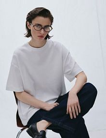 Okulary zerówki Reserved czarne damskie 878ID-99X