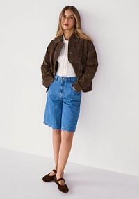 Jeansowe szorty Reserved niebieskie 878JH-50J