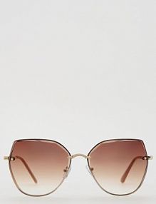 Okulary przeciwsłoneczne Reserved oliwkowe damskie 880ID-91X