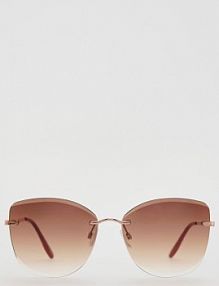 Okulary przeciwsłoneczne Reserved oliwkowe damskie 881ID-91X