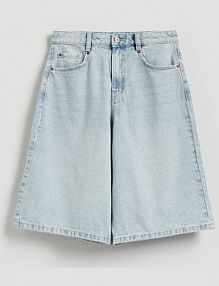 Jeansowe szorty Reserved niebieskie 881JH-05J