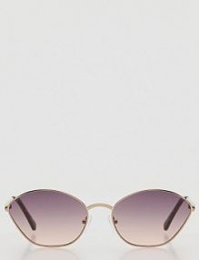 Okulary przeciwsłoneczne Reserved złote damskie 886ID-GLD