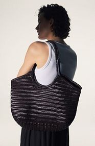 Pleciona torebka shopper Reserved brązowa 894FC-89X