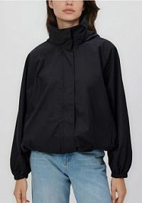 Kurtka z bawełną Reserved czarna damska 938JM-99X