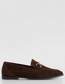 Zamszowe loafersy Reserved beżowe 942FE-80X