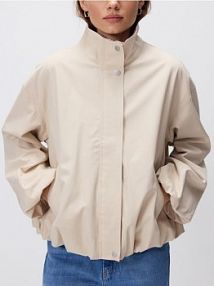 Kurtka boxy Reserved beżowa damska 942JM-02X