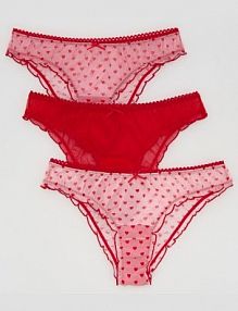 Siateczkowe majtki figi 3 pack Reserved różowe 968HP-03X