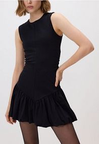 Sukienka mini typu bombka Reserved czarna 975GA-99X