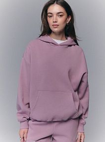 Bluza basic z kapturem House fioletowa damska 682IO-48X