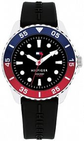 Zegarek TOMMY HILFIGER czarny srebrny niebieski czerwony damski W.KRUK   TEENS