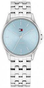 Zegarek TOMMY HILFIGER srebrny niebieski damski W.KRUK   JADE