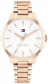 Zegarek TOMMY HILFIGER biały złoty różowy damski W.KRUK   CHLOE