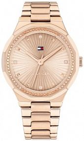 Zegarek TOMMY HILFIGER złoty różowy damski W.KRUK   PIPER