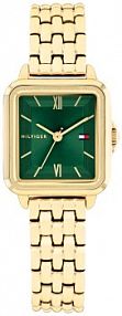 Zegarek TOMMY HILFIGER biały zielony żółty złoty damski W.KRUK   MIA