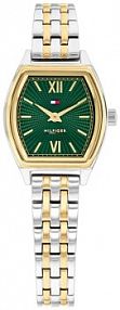 Zegarek TOMMY HILFIGER srebrny zielony złoty damski W.KRUK   NORAH