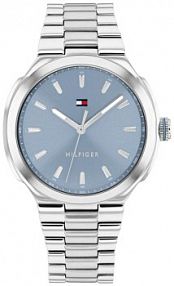 Zegarek TOMMY HILFIGER srebrny niebieski damski W.KRUK   GEORGIA