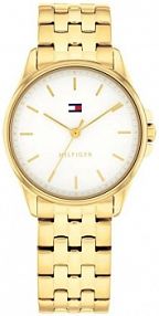 Zegarek TOMMY HILFIGER biały złoty damski W.KRUK   JADE