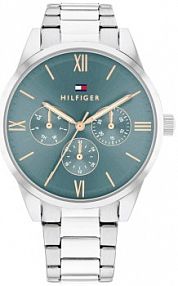 Zegarek TOMMY HILFIGER srebrny niebieski damski W.KRUK   CAMILLE