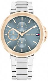 Zegarek TOMMY HILFIGER niebieski złoty różowy damski W.KRUK   LORI