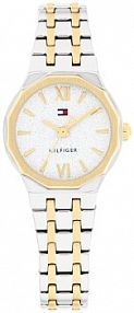 Zegarek TOMMY HILFIGER srebrny żółty złoty damski W.KRUK   MACKENZIE