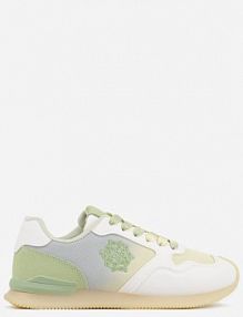 Żółte Przeszywane sneakersy w Klasycznym Stylu Zeosa marquiiz damskie