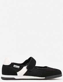 Czarne Tenisówki Typu Sneakeriny Ozdobione Napisem Emirinne Renee