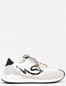 Czarne sneakersy Ozdobione Geometrycznym Motywem Phiaronei marquiiz damskie