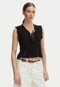 Bluzka ONLY czarna damska Goa 15363693  Regular Fit