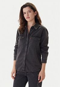 Koszula Levis czarna damska Levi's®  jeansowa Western 16786-0108  Regular Fit