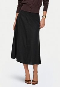 Spódnica ONLY czarna Midi Goa 15363690  Regular Fit