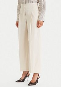 Kuloty BOSS kremowe Tulotta 50551913 Écru Relaxed Fit