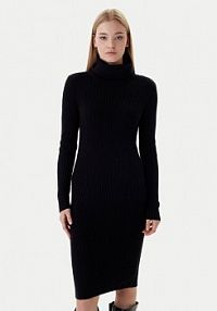 Sukienka dzianinowa ONLY czarna Nellie 15363533  Regular Fit