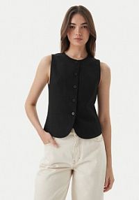 Kamizelka ONLY czarna damska Garniturowa Goa 15363724  Regular Fit