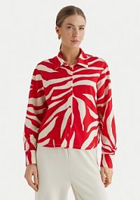 Koszula ONLY czerwona damska Sakura 15366883  Regular Fit